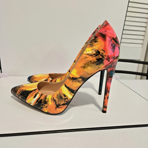 Color Splash Stiletto Heels – Bold & Artistic Elegance - Picture 12 of 12
